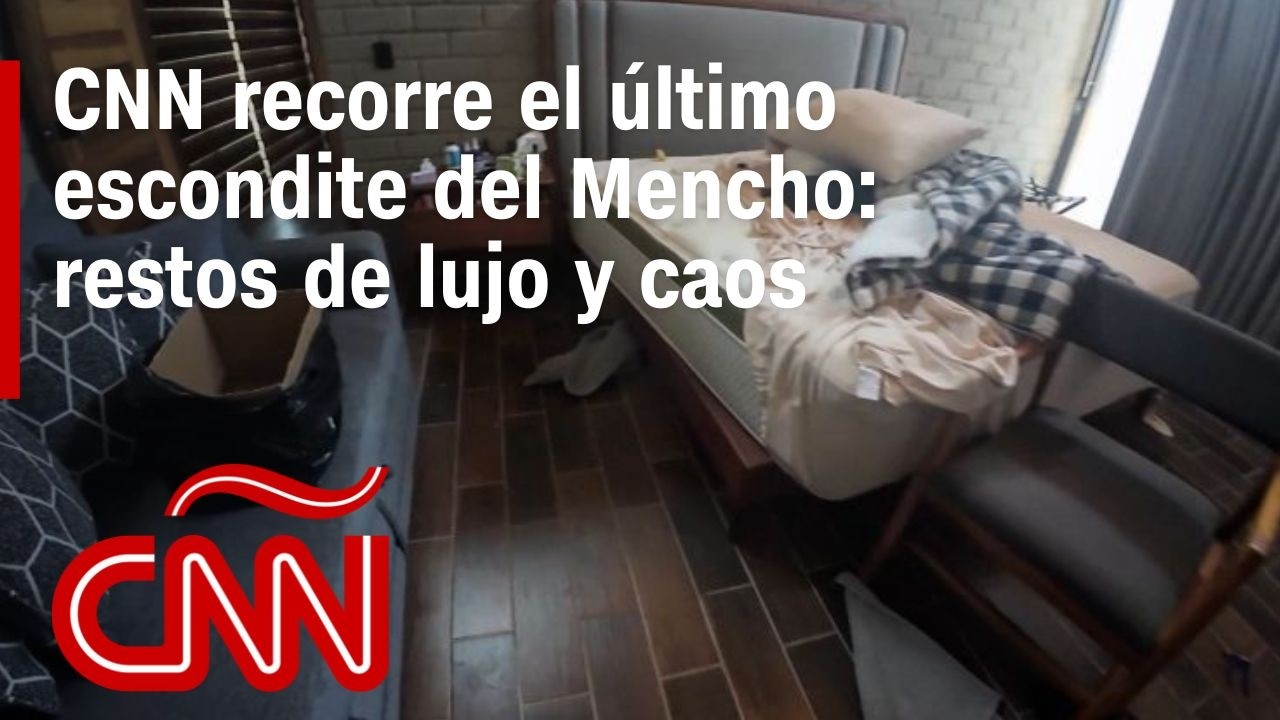 Así era el último escondite del Mencho: lujo, desorden y las huellas que dejó el operativo