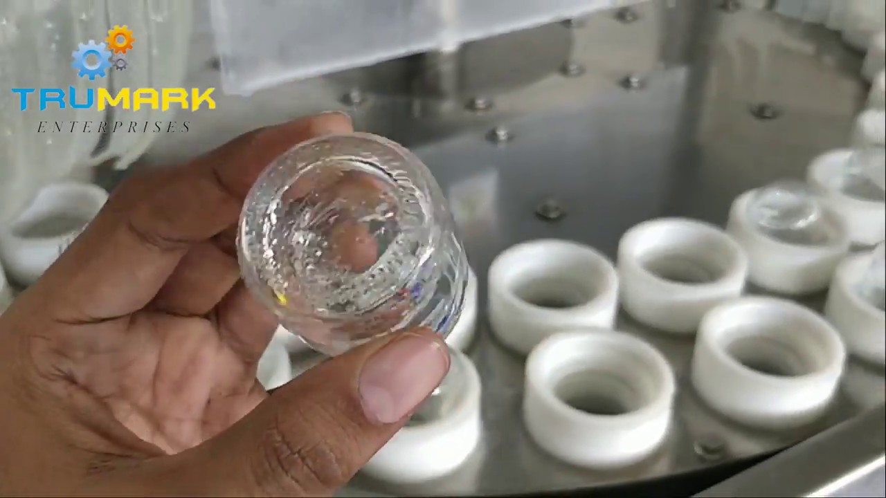 glass jar bottle washing  cleaning machine