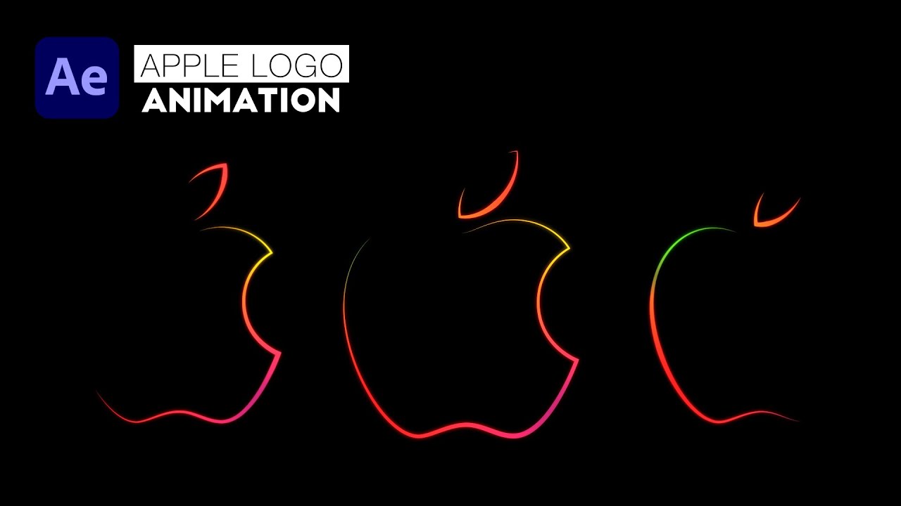 Apple Logo Animation Tutorial in After Effects Using New Taper Stroke Feature in 2020 | No plugins