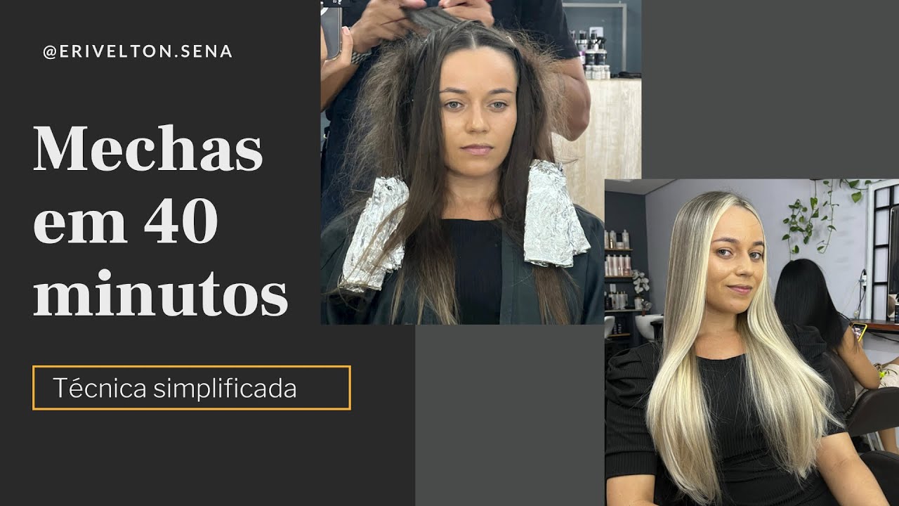 Mechas em 40 Minutos, técnica simplificada!