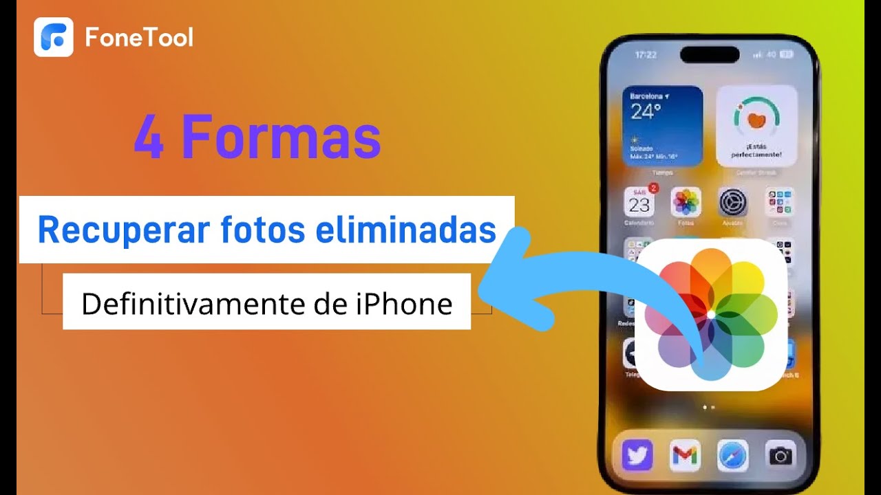 Cómo recuperar fotos eliminadas definitivamente de iPhone ✅4 formas de RECUPERAR FOTOS y VÍDEOS
