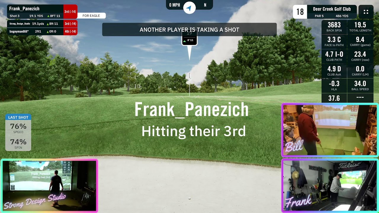 Twisted Tuesday 3-Man Course Record attempt with BogeymanBill and Frank at Deer Creek Golf Club