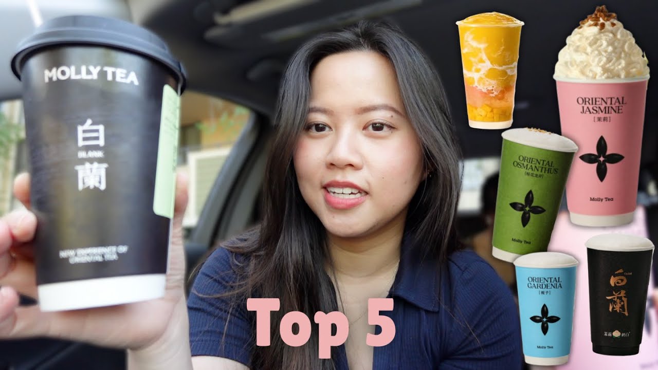 Tasting the Top 5 BESTSELLERS at Molly Tea 🧋✨ {Bay Area Must-Try!}