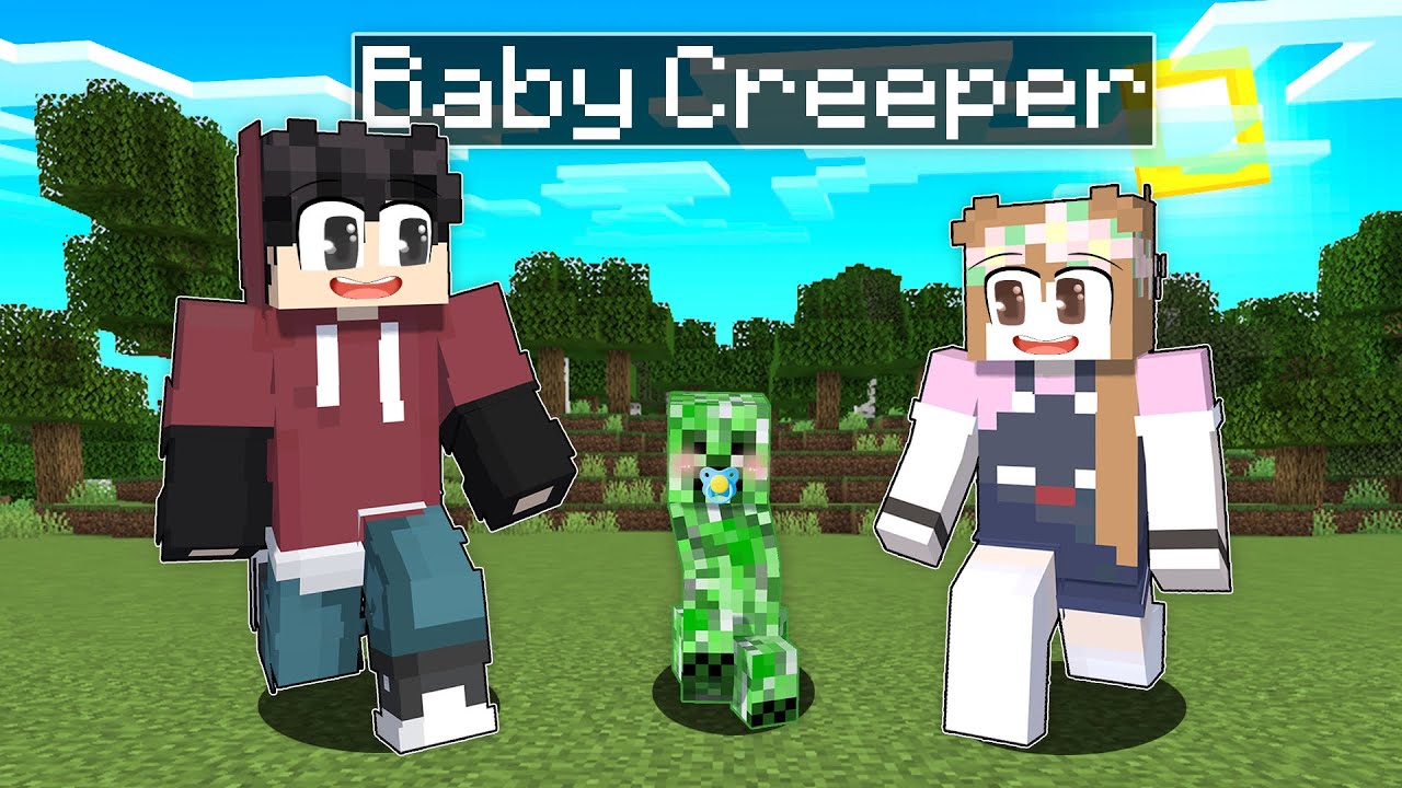 We ADOPTED Baby CREEPER in Minecraft! (tagalog)