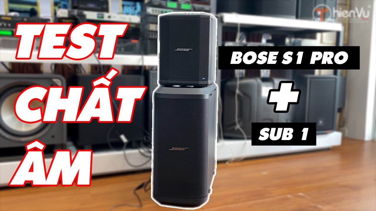 Cách nâng cấp Loa Bose S1 Pro thêm Sub1: Mẹo tăng thêm sức mạnh loa vẫn khoẻ