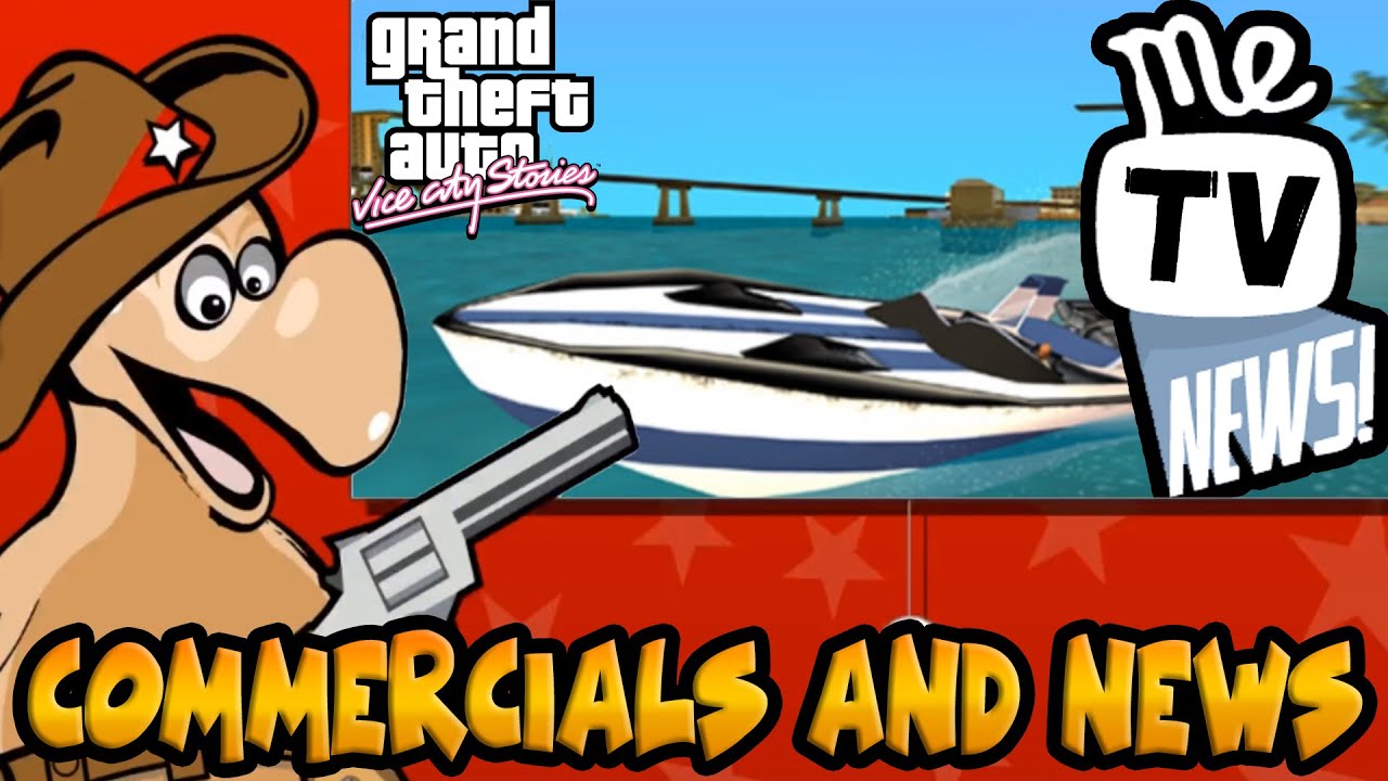 GTA Vice City Stories meTV News and Commercials