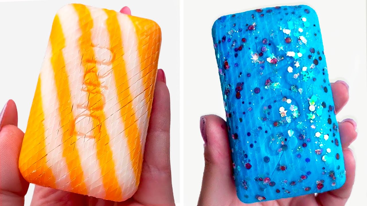 3 Hour Satisfying Soap Crushing Videos - Relaxing Soap Cutting ASMR for Deep Sleep
