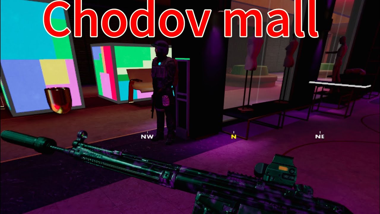 Chodov mall raid