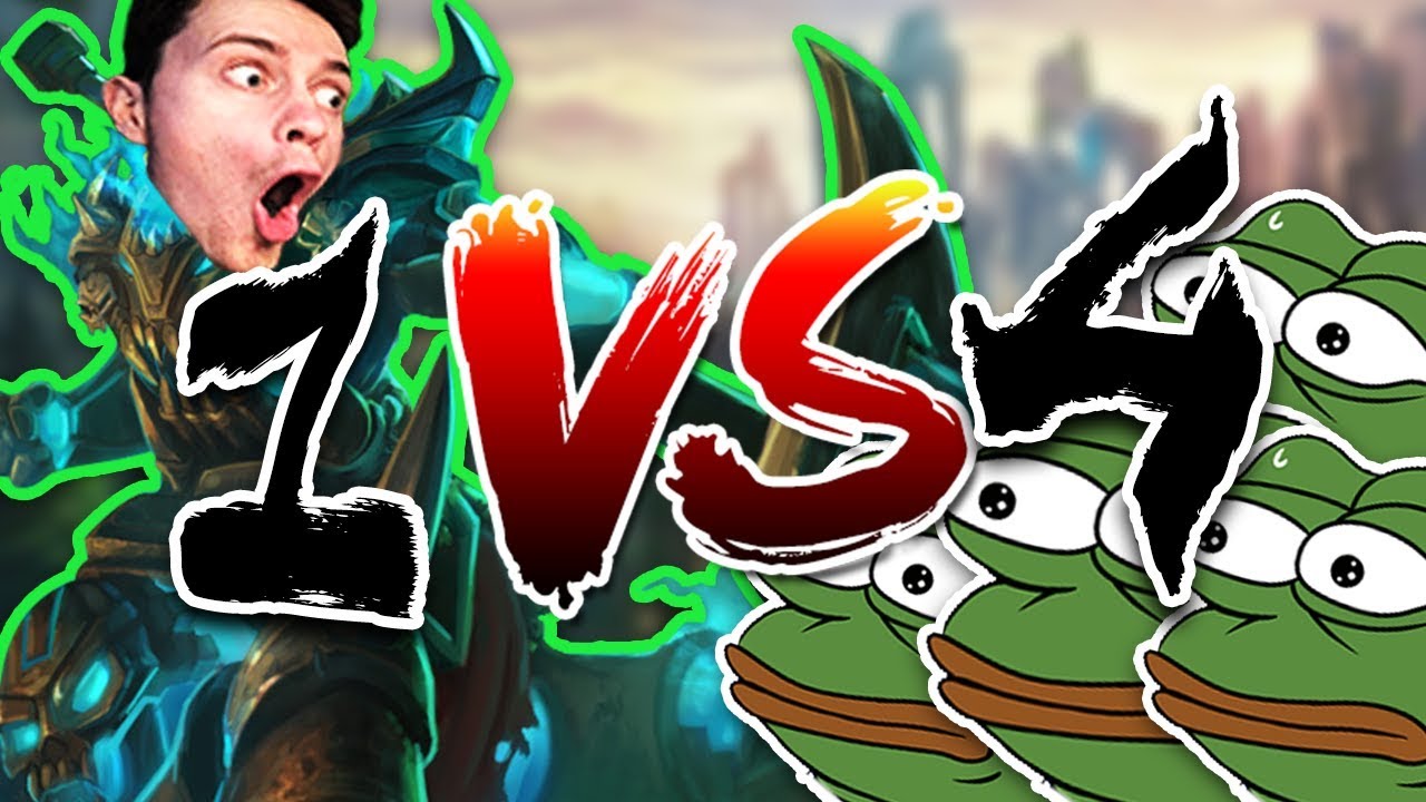 JÁ vs MOJE RODINA!! - 1v4 League of Legends