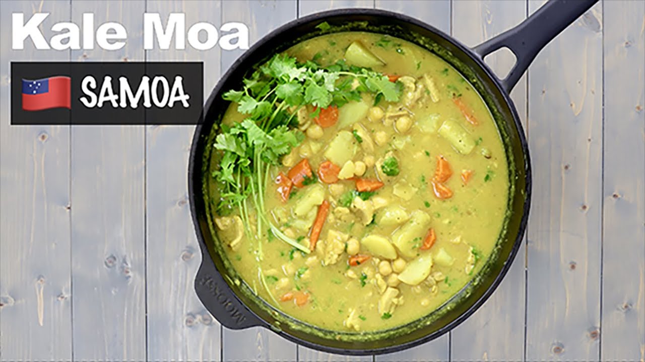 How to make Kale Moa | Samoa | 2-min Recipe Video