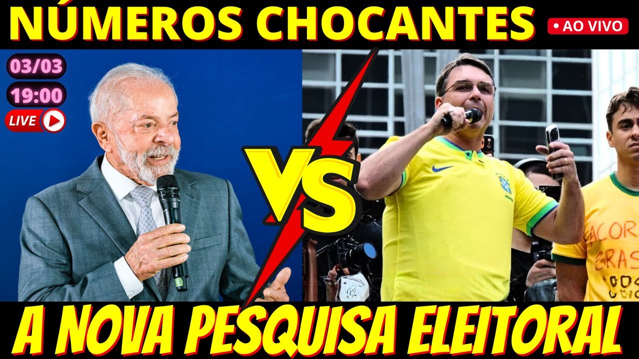 🔴 19h Lula perde conforto e vê Flávio crescer: o alerta vermelho no Planalto