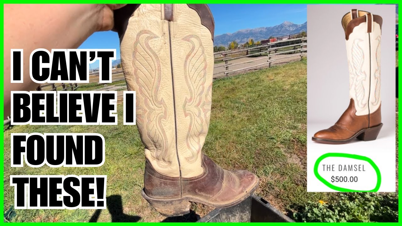 Every Equestrians dream! ~ I found $500 Boots at this tack sale!