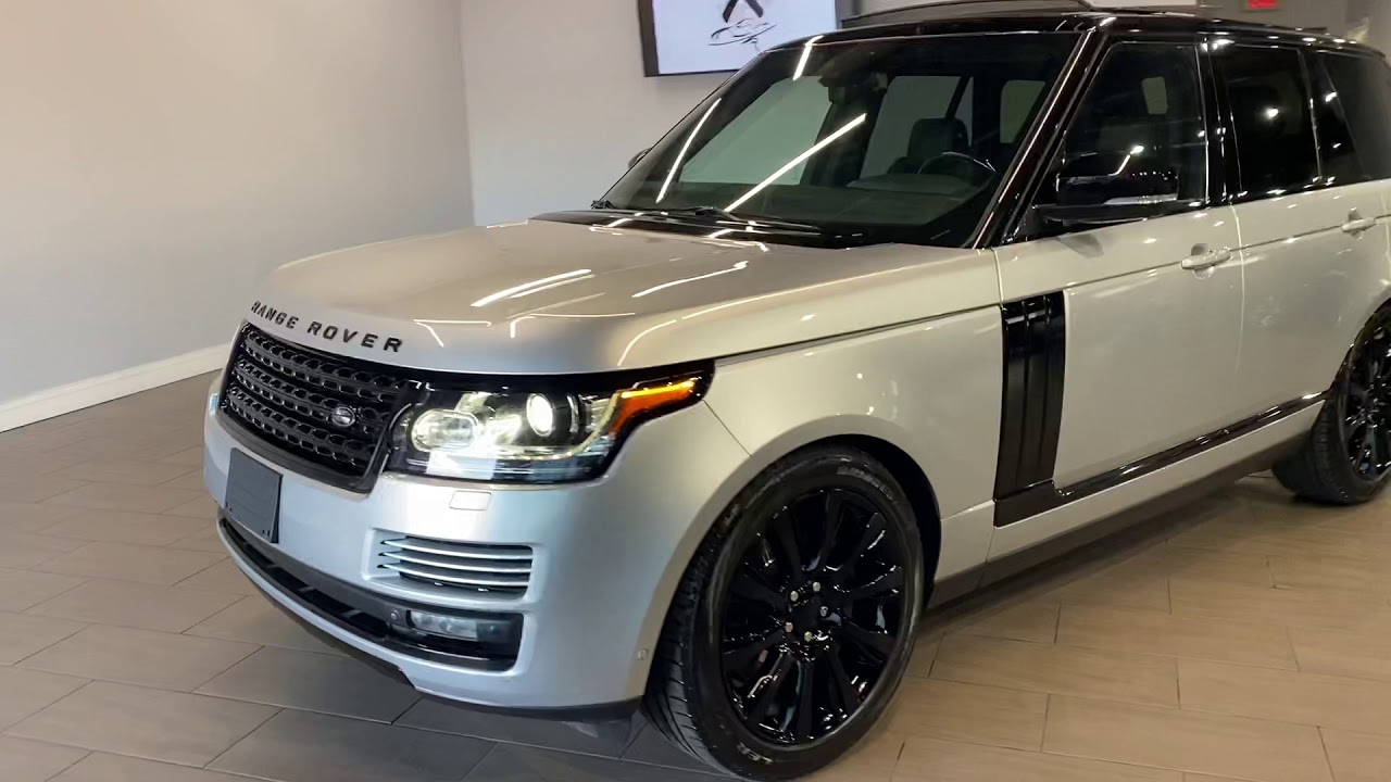 2014 Land Rover Range Rover Supercharged Ebony Edition 4x4 5.0L V8 Supercharger