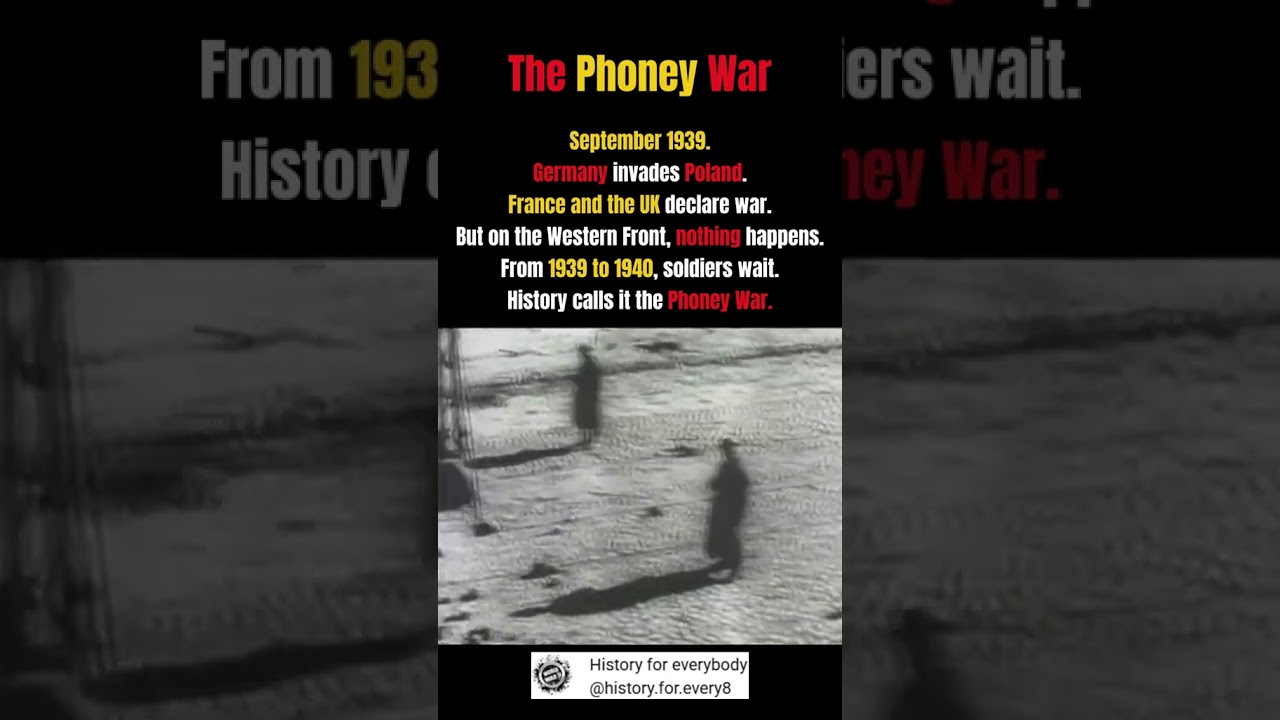 The Phoney War (1939 - 1940)