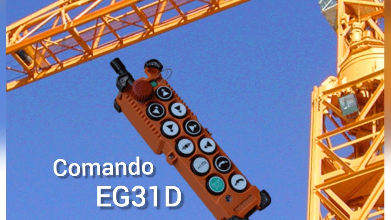 [PORTUGAL] COMO OPERAR COMANDO EG31D JOYSTICK ( COMANDO BANANA) - Grua torre