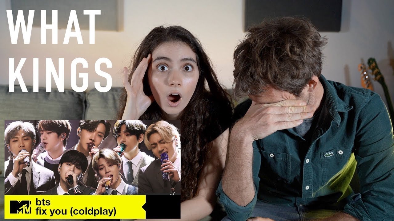 MUSICIANS REACT TO BTS Singing FIX YOU Live on MTV Unplugged