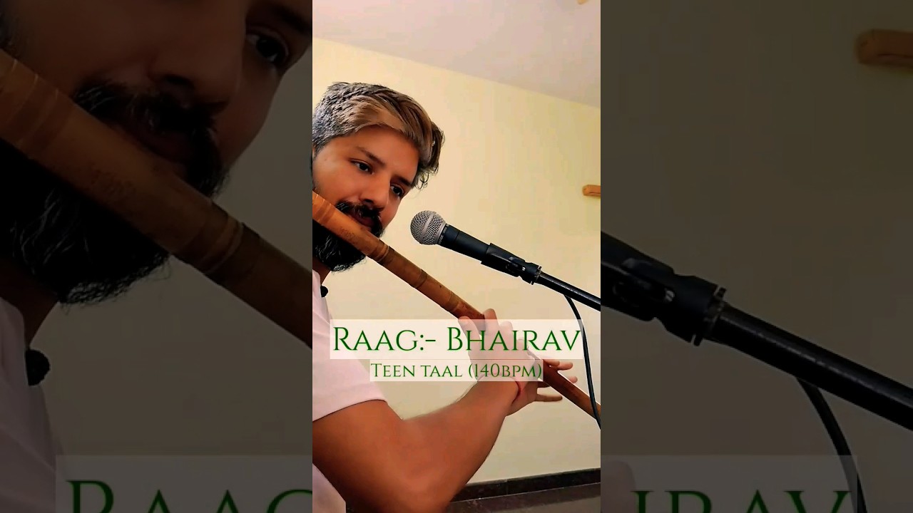RAAG BHAIRAV | COMPOSITION IN TEEN TAAL | Madhu Chapai #flute #classicalmusic