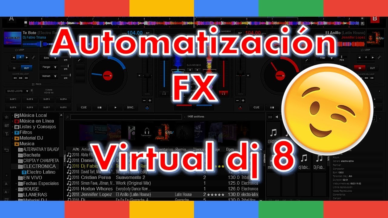 Automatización de FX en Virtual dj 8