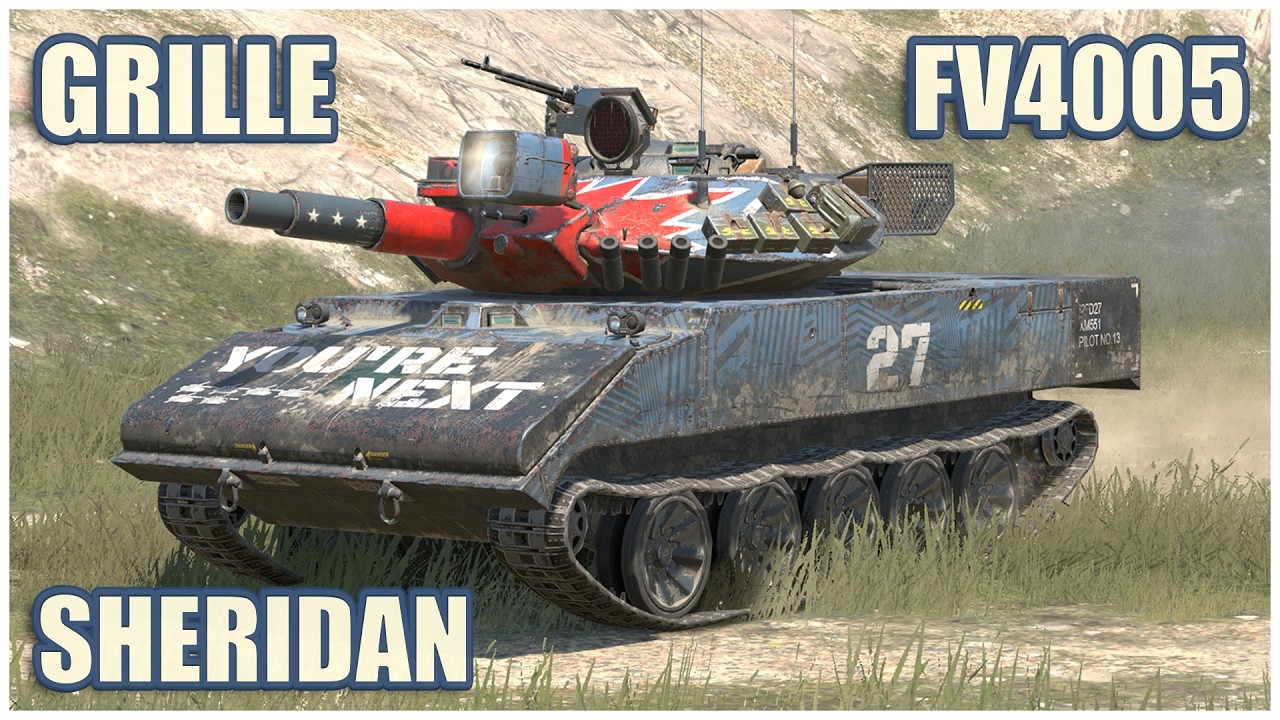 Grille 15, FV4005 & Sheridan &bull; WoT Blitz Gameplay