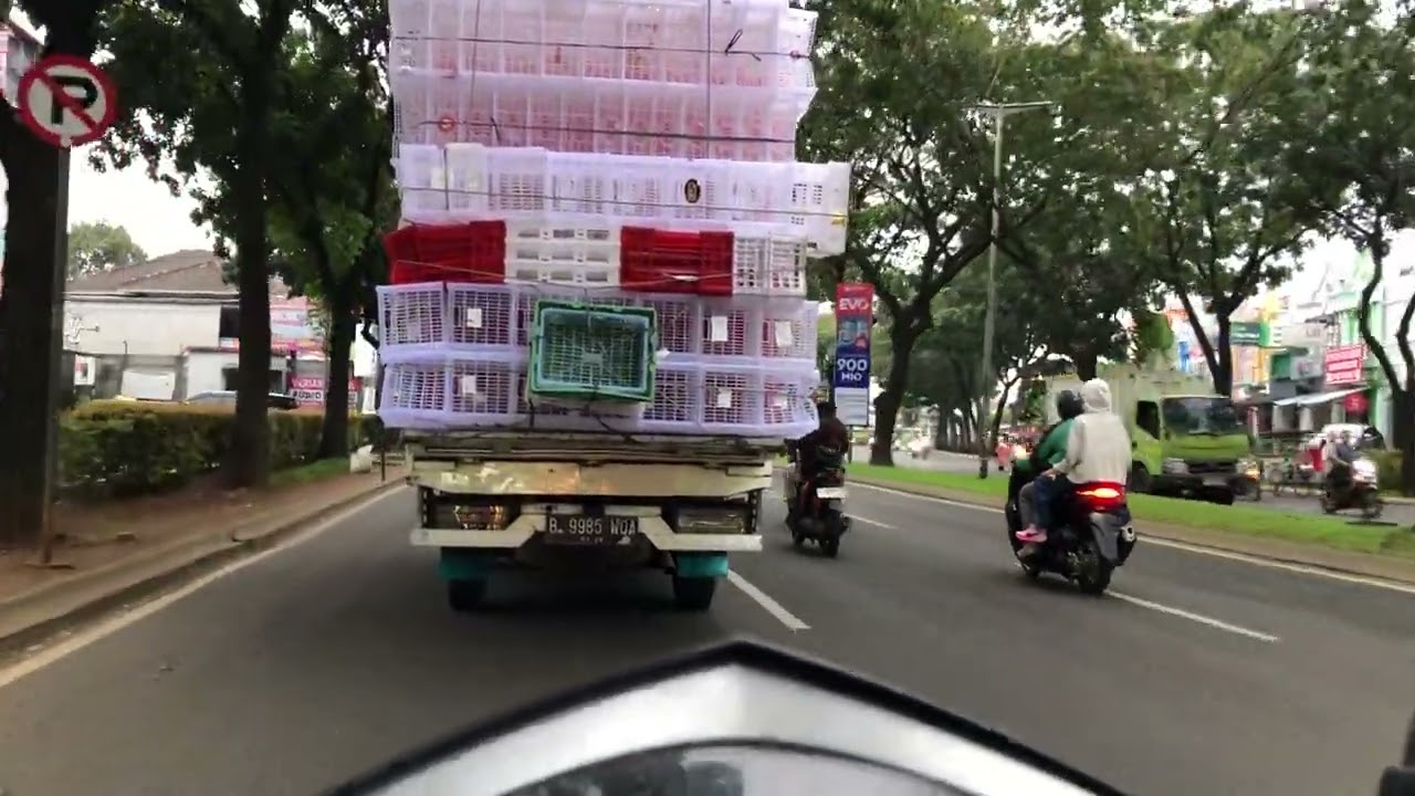 Suasana jalan sore dari Graha Raya sampai Kunciran | Tangerang