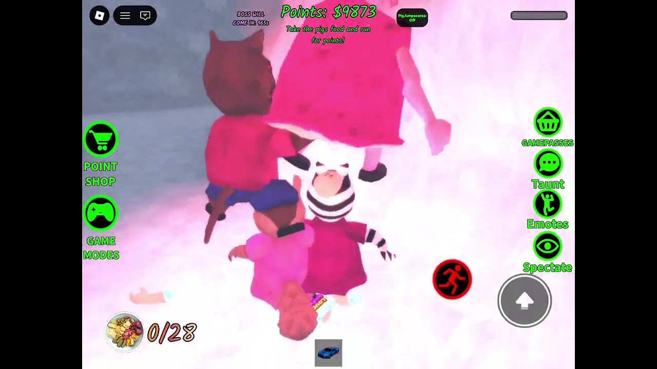 Running away from pigs ￼￼