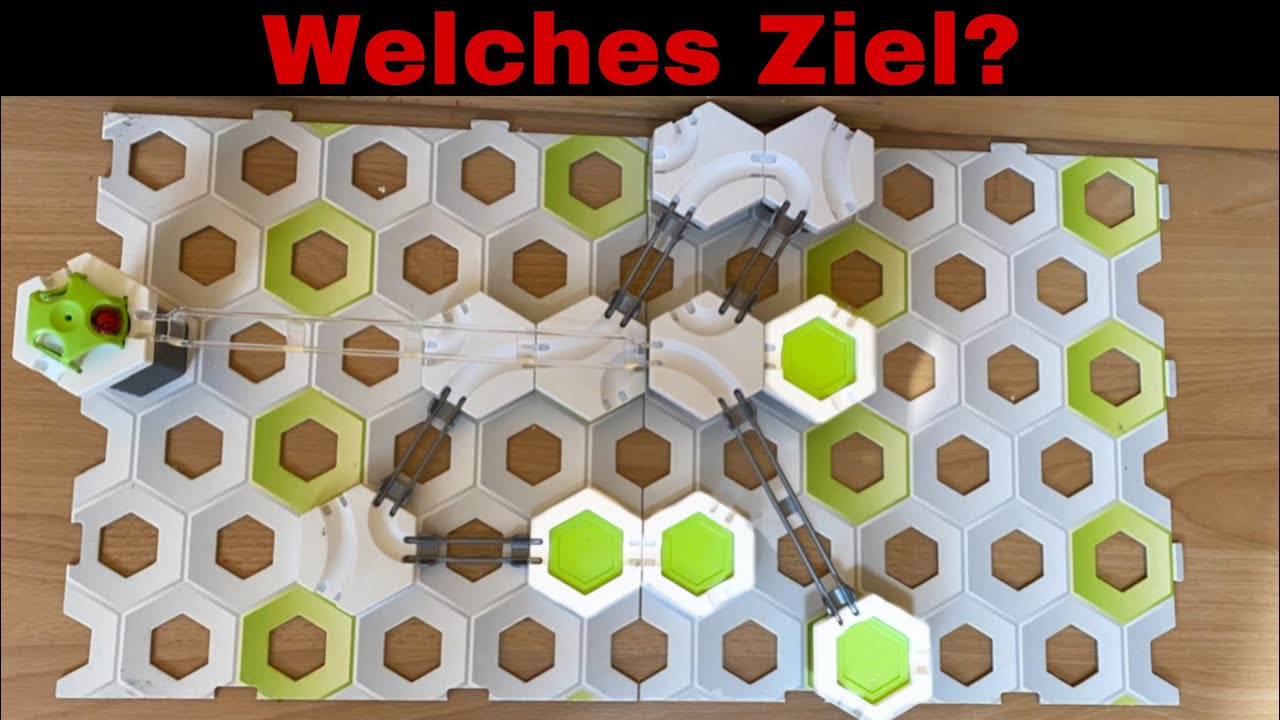 5 Gravitrax Rätsel - In welches Ziel geht die Kugel? (schwer)