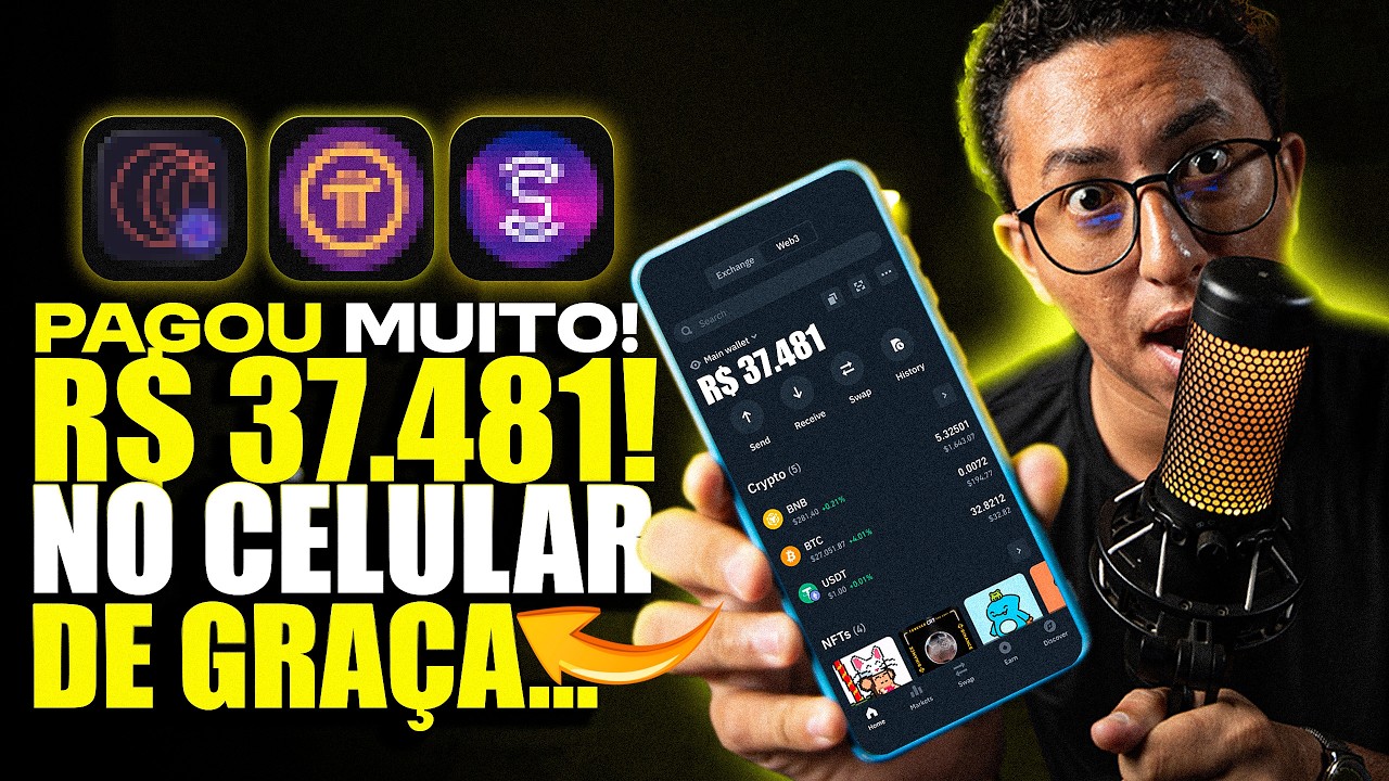 Pagou R$37.481! Top 3 Aplicativos que Mais Pagam Dinheiro (EST&Atilde;O PAGANDO AT&Eacute; HOJE)