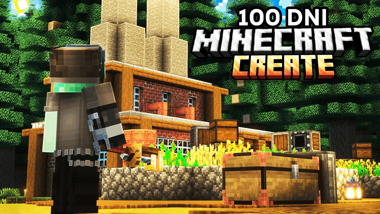 Spędziłem 100 dni w Minecraft Create