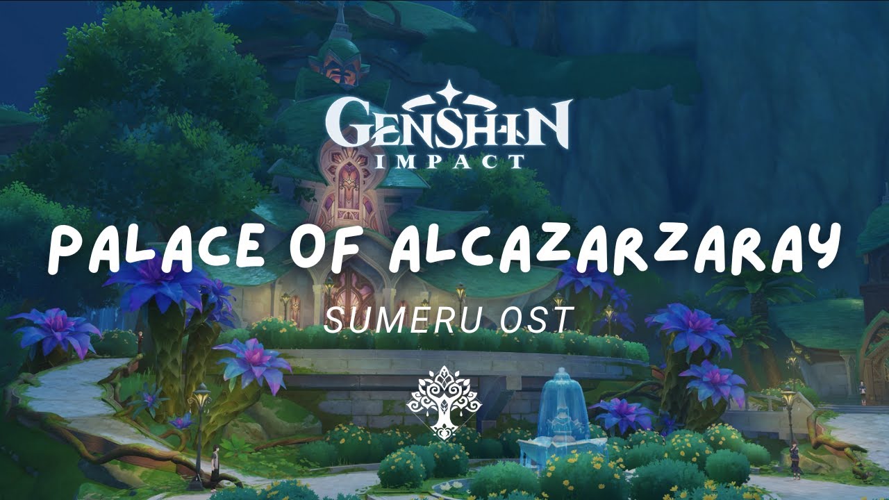 Evening at The Palace of Alcazarzaray 🌙 Relaxing Genshin Impact Music | Sumeru OST [No Mid-Roll Ads]
