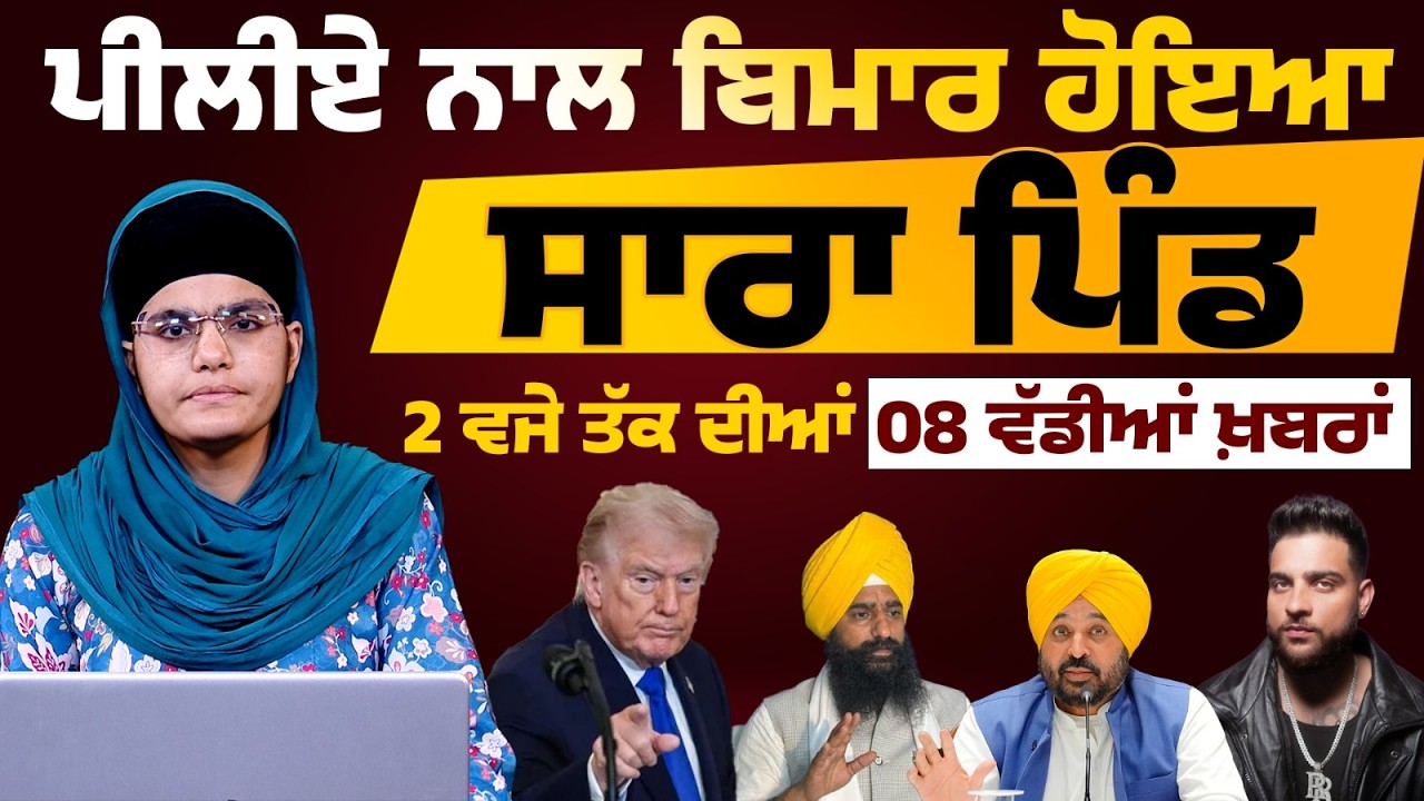Latest Punjabi News Bulletin । 2 PM 08 NEWS । 2 ਵਜੇ ਤੱਕ ਦੀਆਂ 08 ਖ਼ਬਰਾਂ । 28 FEB । THE KHALAS TV