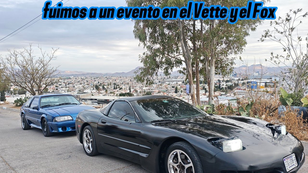 SALIDA A EVENTO EN EL CORVETTE Y MUSTANG
