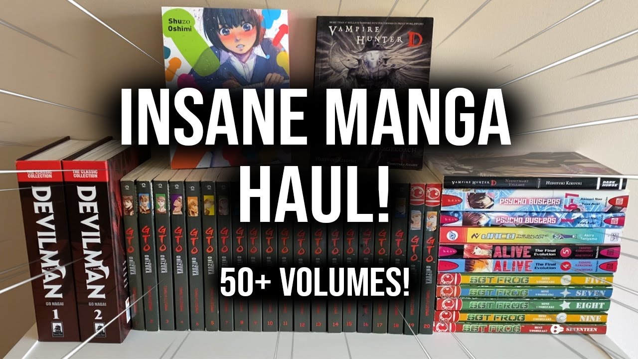 Absolutely INSANE November Manga Haul! (50+ Volumes)