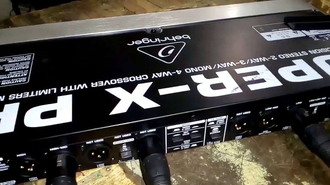 Crossover Limiter behringer