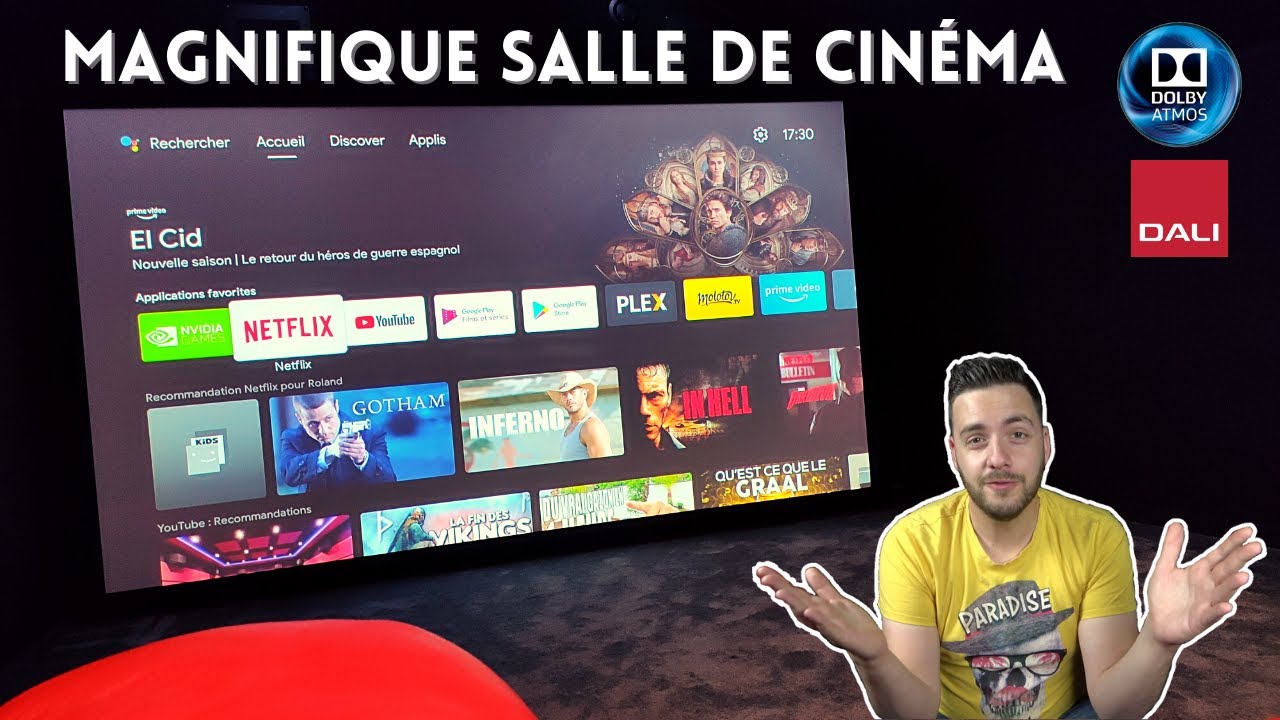 Je découvre une MAGNIFIQUE SALLE HOME-CINÉMA très cosy / Dali - Denon - Sony