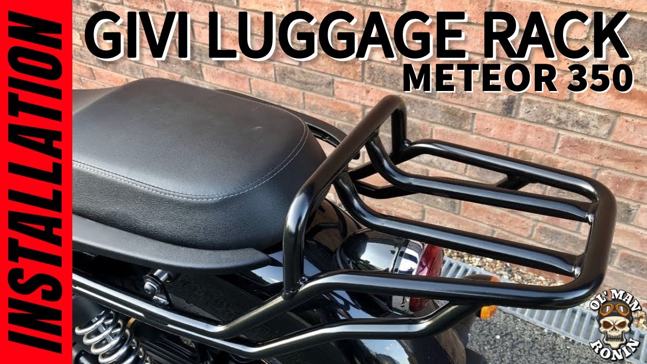 Tips & Tricks Givi Luggage Rack Installation Meteor 350 | Ol' Man Ronin (S4,E15)