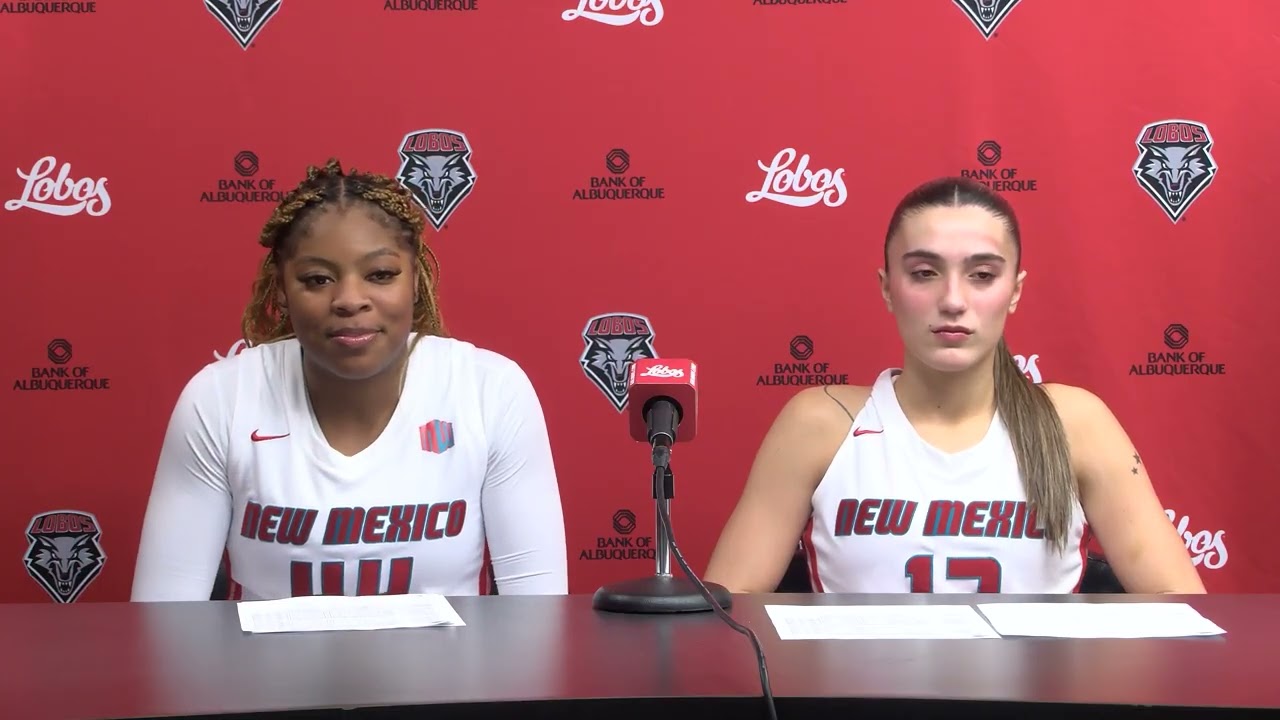 Lobo WBB vs. San José State Postgame: Laila Abdurraqib & Joana Magalhães (2/11/26)