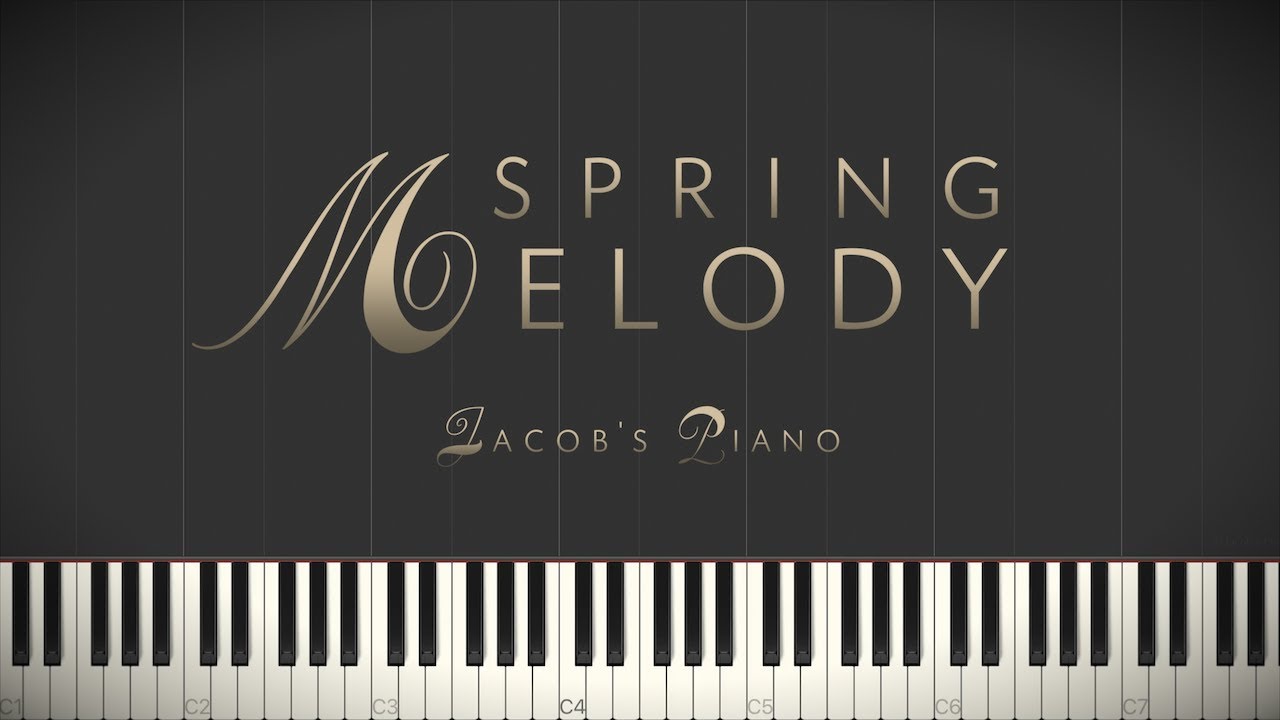 Spring Melody - Jacob's Piano \\ Synthesia Piano Tutorial