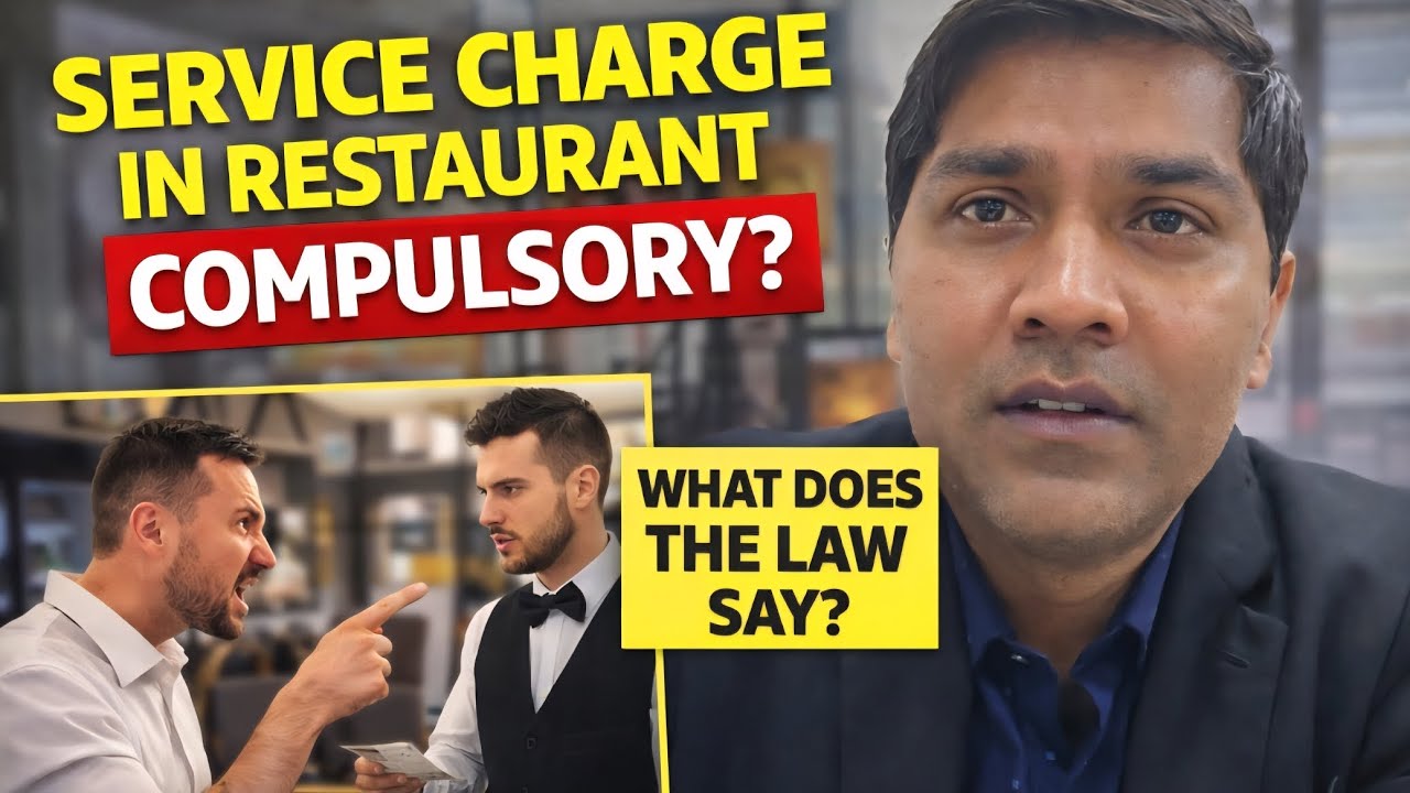 Kya Restaurant Zabardasti Service Charge Le Sakta Hai? Legal Reality!