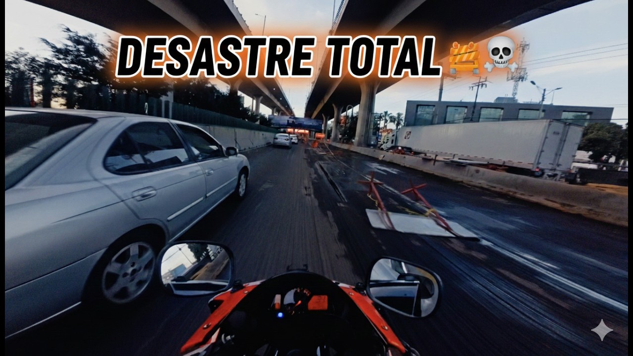 Reparaciones en Periferico | Trafico Infernal☠️🚧 | HONDA CBR600RR POV 4K