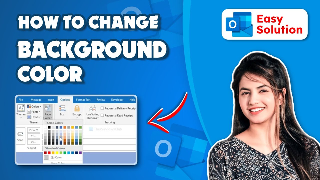 Outlook Customization: How to change background color on Outlook 2024
