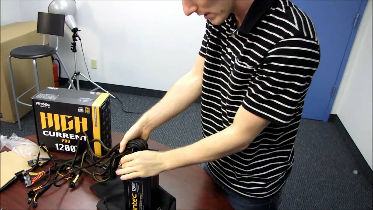 High Current Pro 1200W Modular Power Supply Unboxing & First Look Linus Tech Tips
