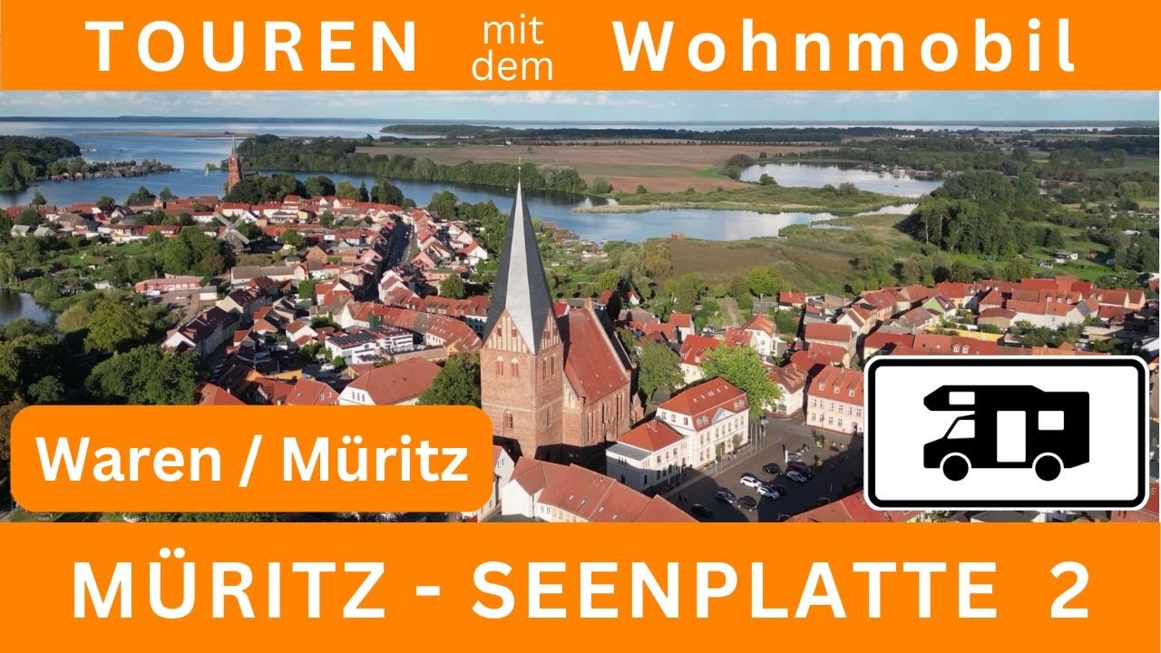 WAREN / MÜRITZ, Naturschutzgebiet, schöne Dörfer in Mecklenburg mit dem Wohnmobil