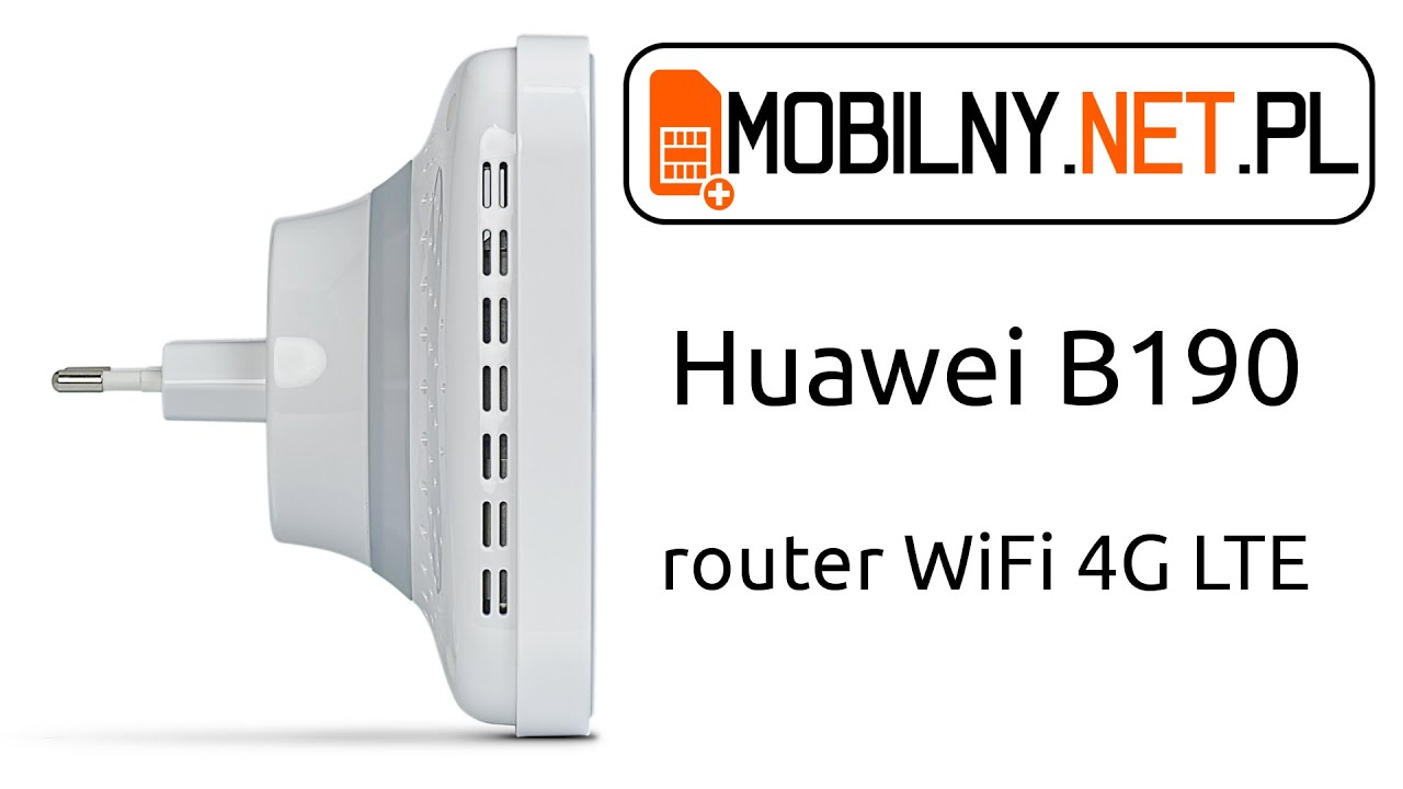 Huawei B190 (3WebCube 3) - niewielki router WiFi 3G 4G LTE na kartę SIM