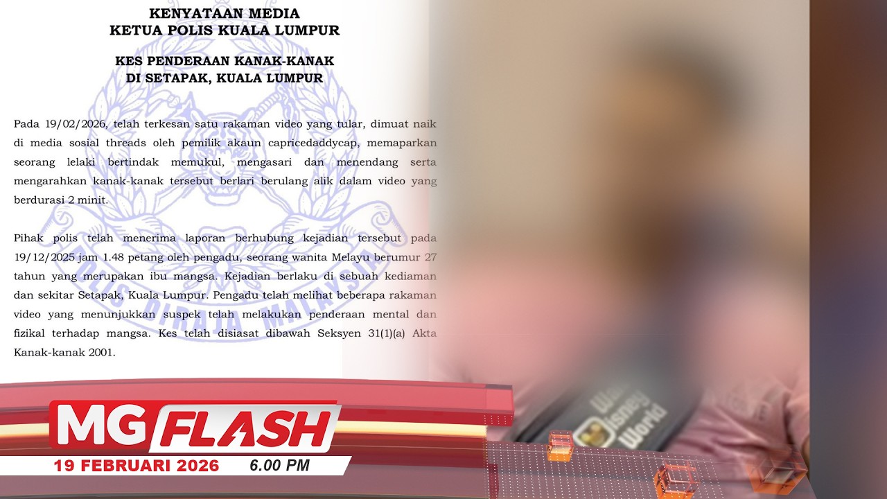 ‘Ayah Tiri’ Dera Budak Perempuan Telah Didakwa #MGFlash
