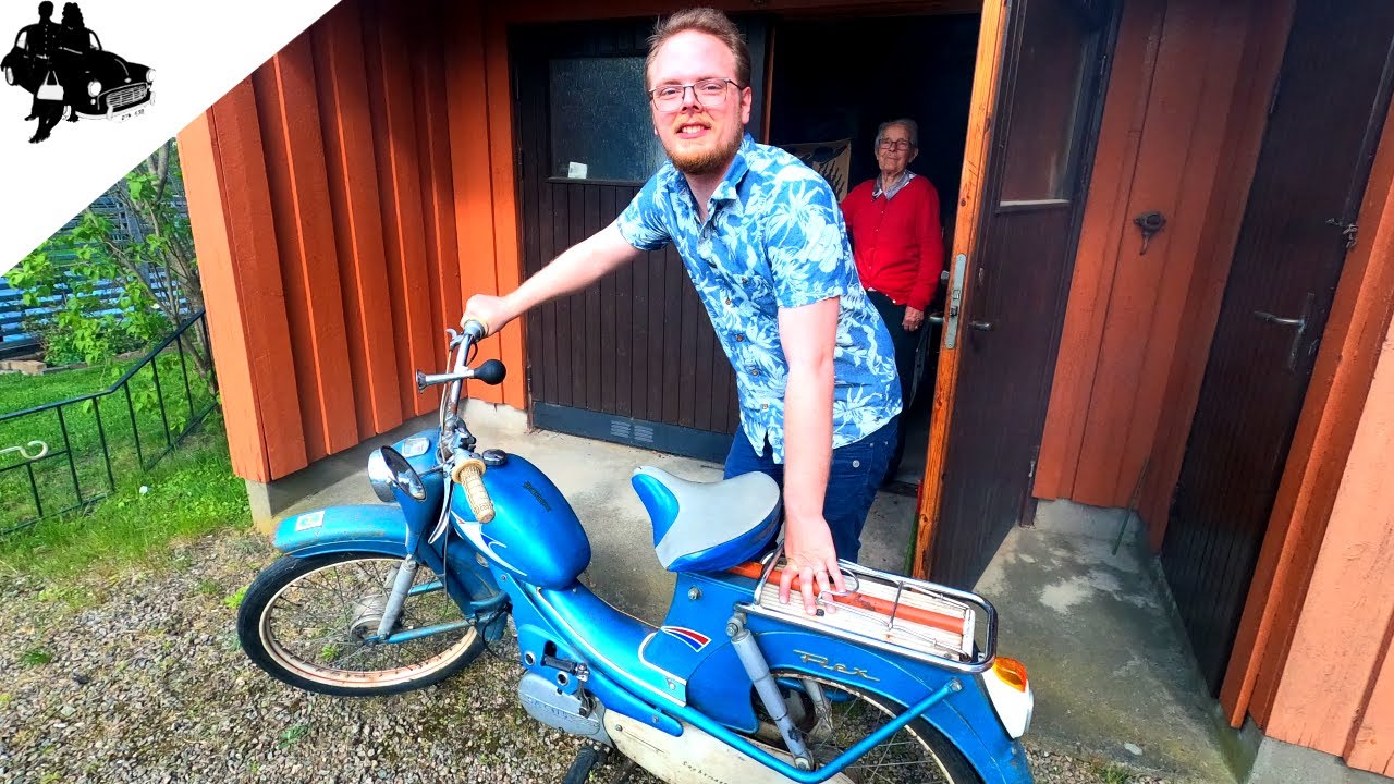 Veteranmoped Rex Sachsmaster  - K&ouml;r hem moppen