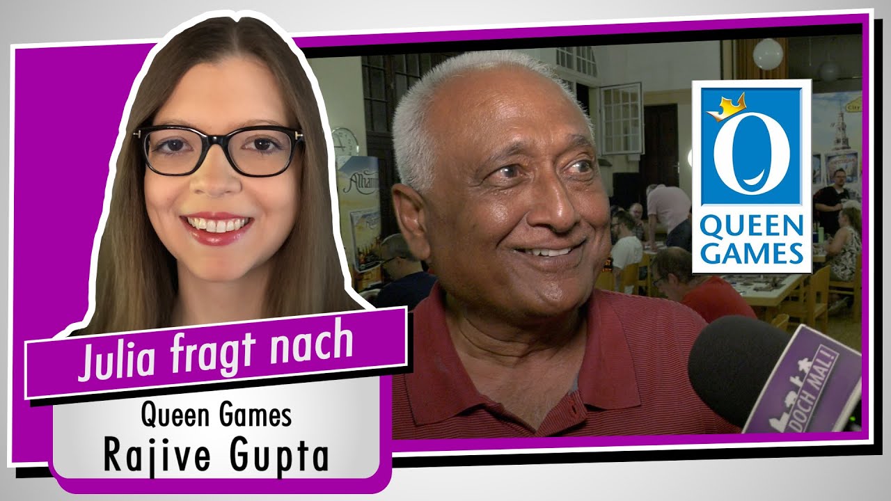 QUEEN GAMES - Gr&uuml;nder Rajive Gupta im Interview 2024 - Hintergrund - Spiel doch mal!