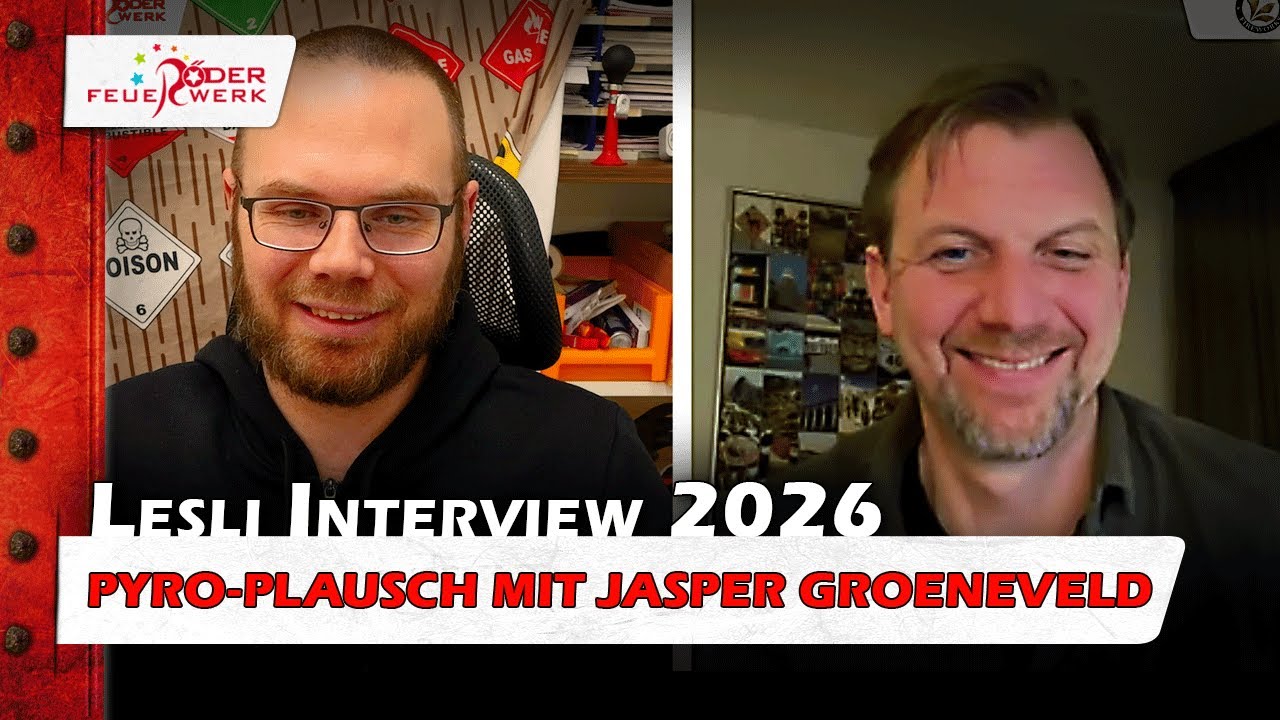 News aus Holland und für Deutschland - Interview mit Jasper Groeneveld von Lesli Fireworks