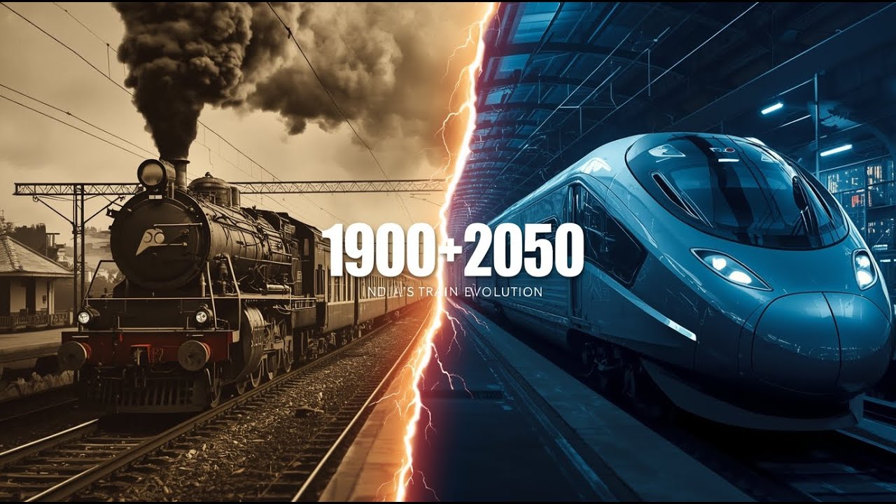 Indian Train Evolution 1900–2050 😱 | Steam to Bullet Train