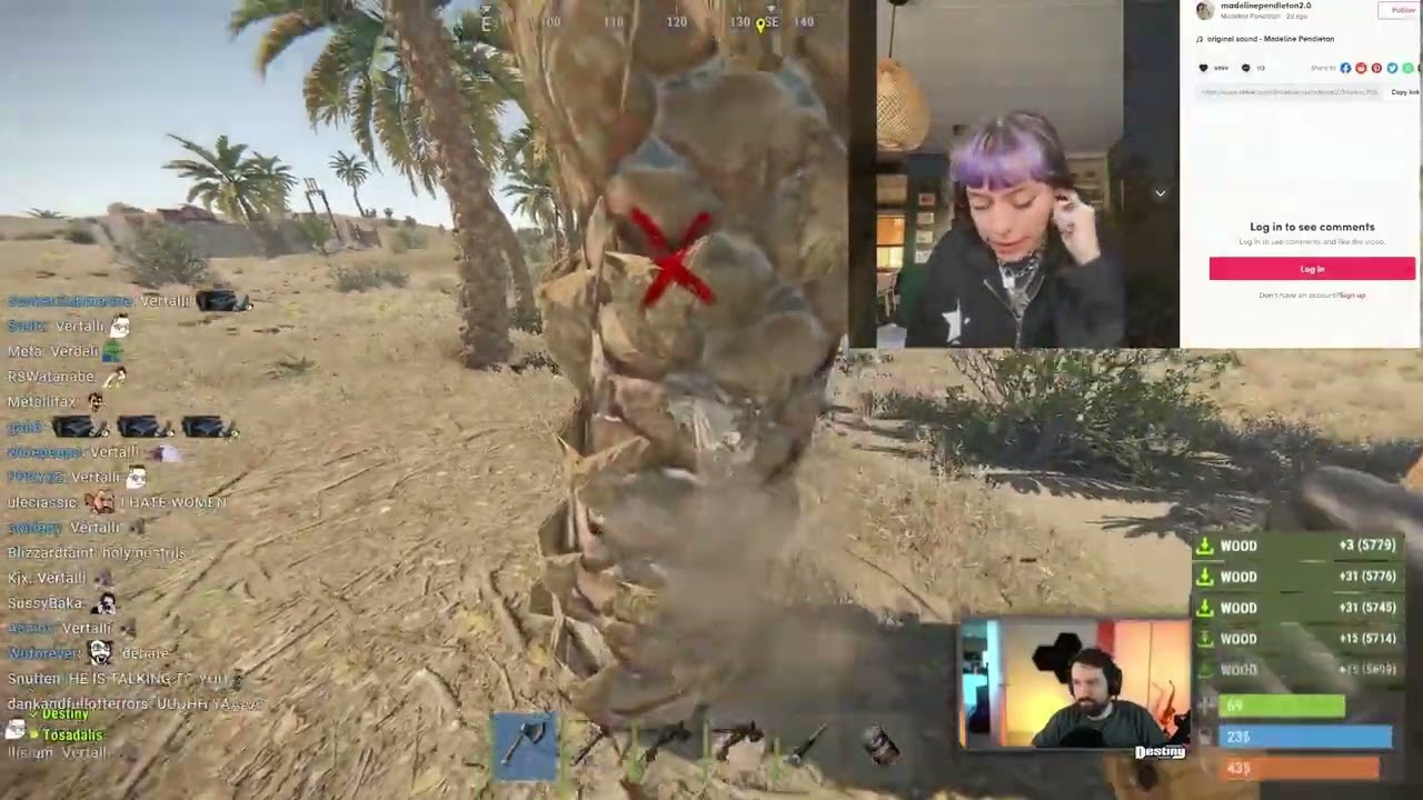 Destiny reacts to Madeline Pendleton's TikTok