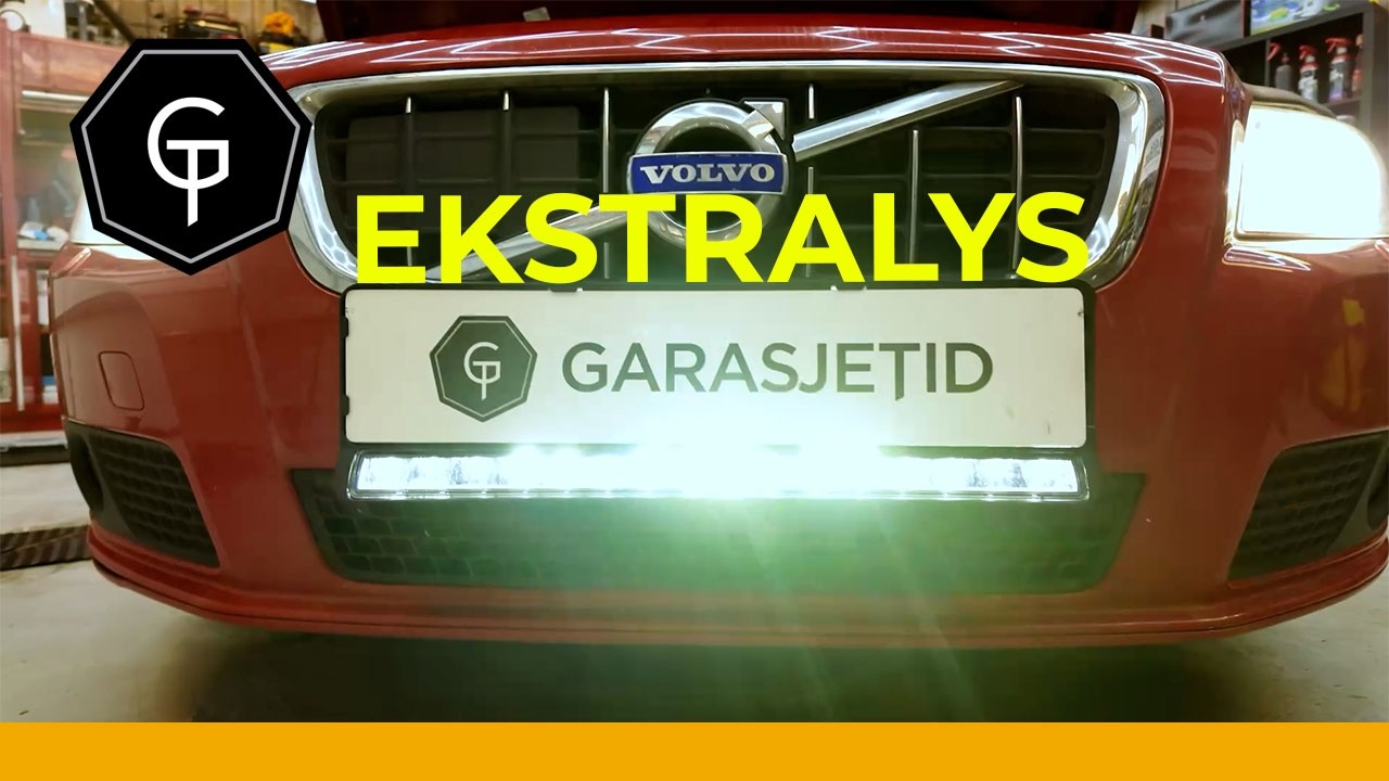 Lysmontasje Volvo V70 (2011) – Slik monterer du LED-bar med XBB